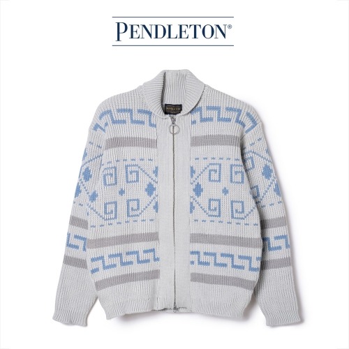 [4575-8011-19L] 펜들턴 웨스털리 가디건 (남녀공용) 라이트 그레이 L