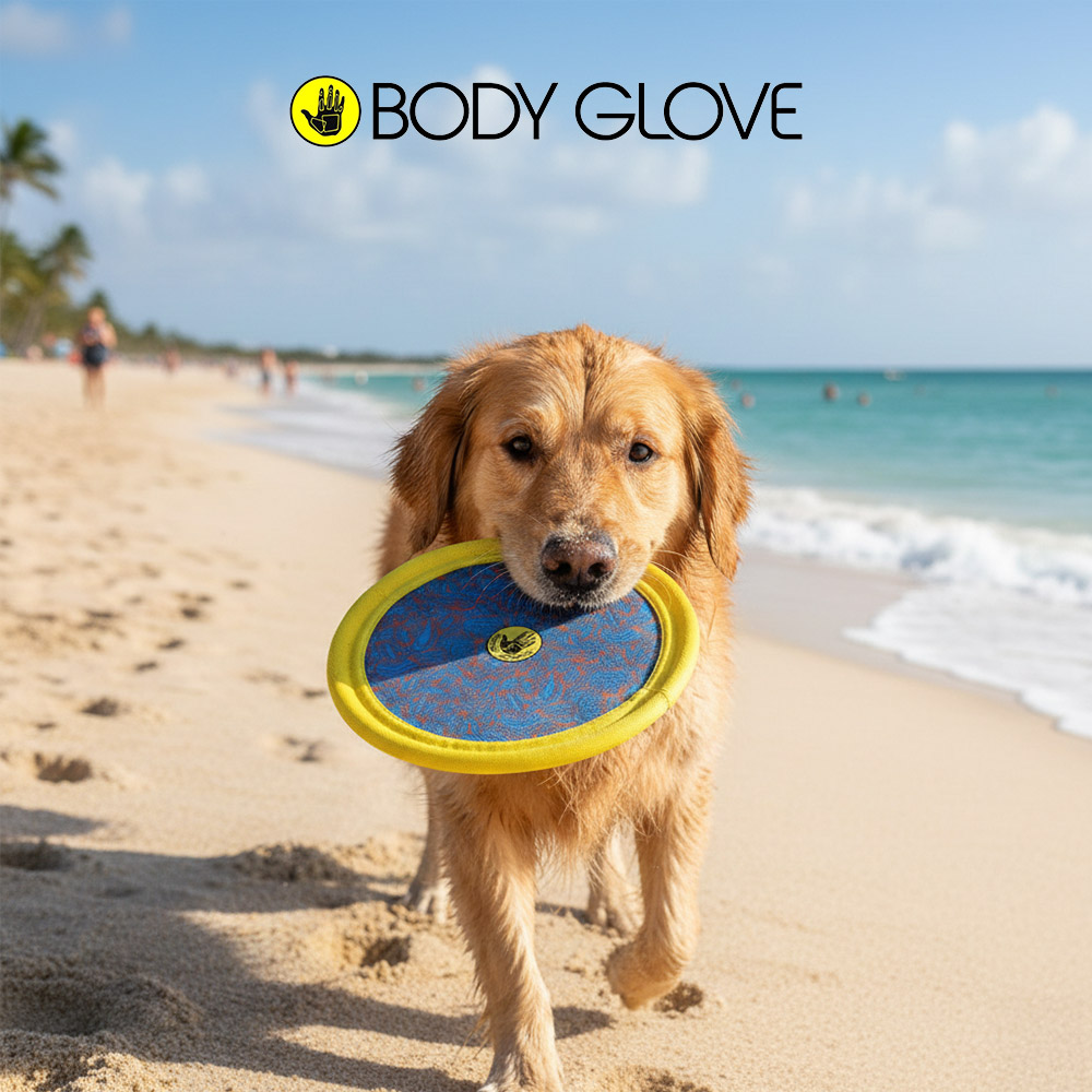 캐롤라이나 바디글로브 플로팅 프리스비 펫 장난감