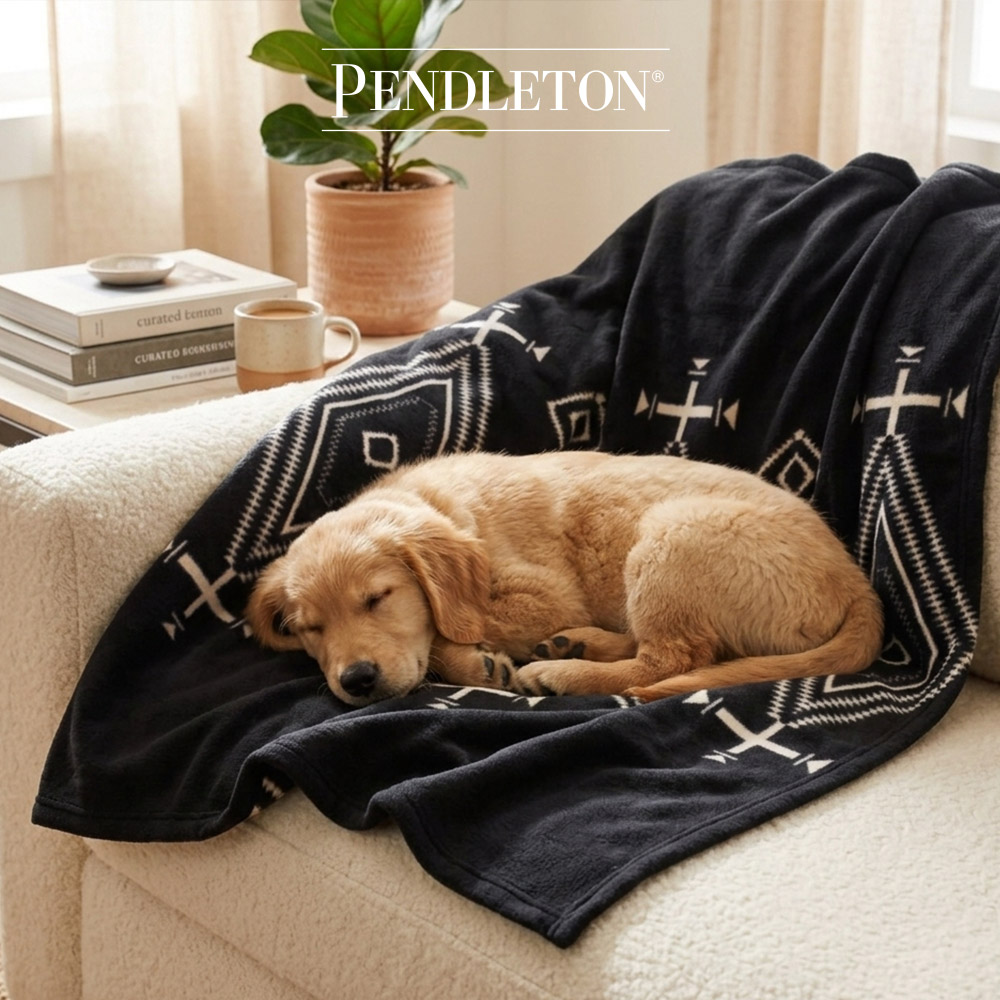 캐롤라이나 펜들턴 클래식 펫 스로우 로스 오조스