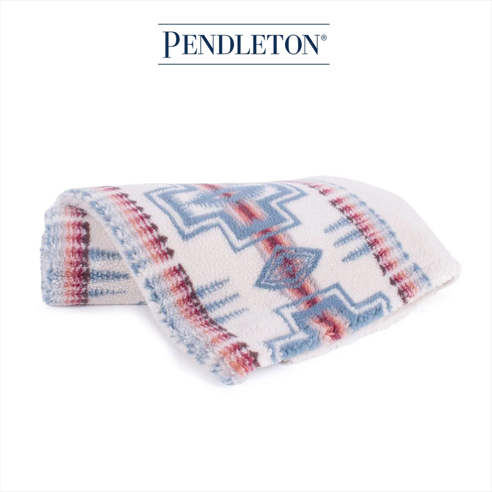 캐롤라이나 펜들턴 클래식 펫 스로우 로즈우드 하딩