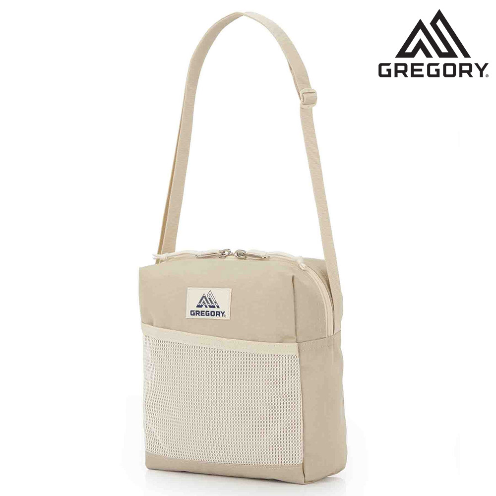 그레고리 스퀘어 숄더 파우치