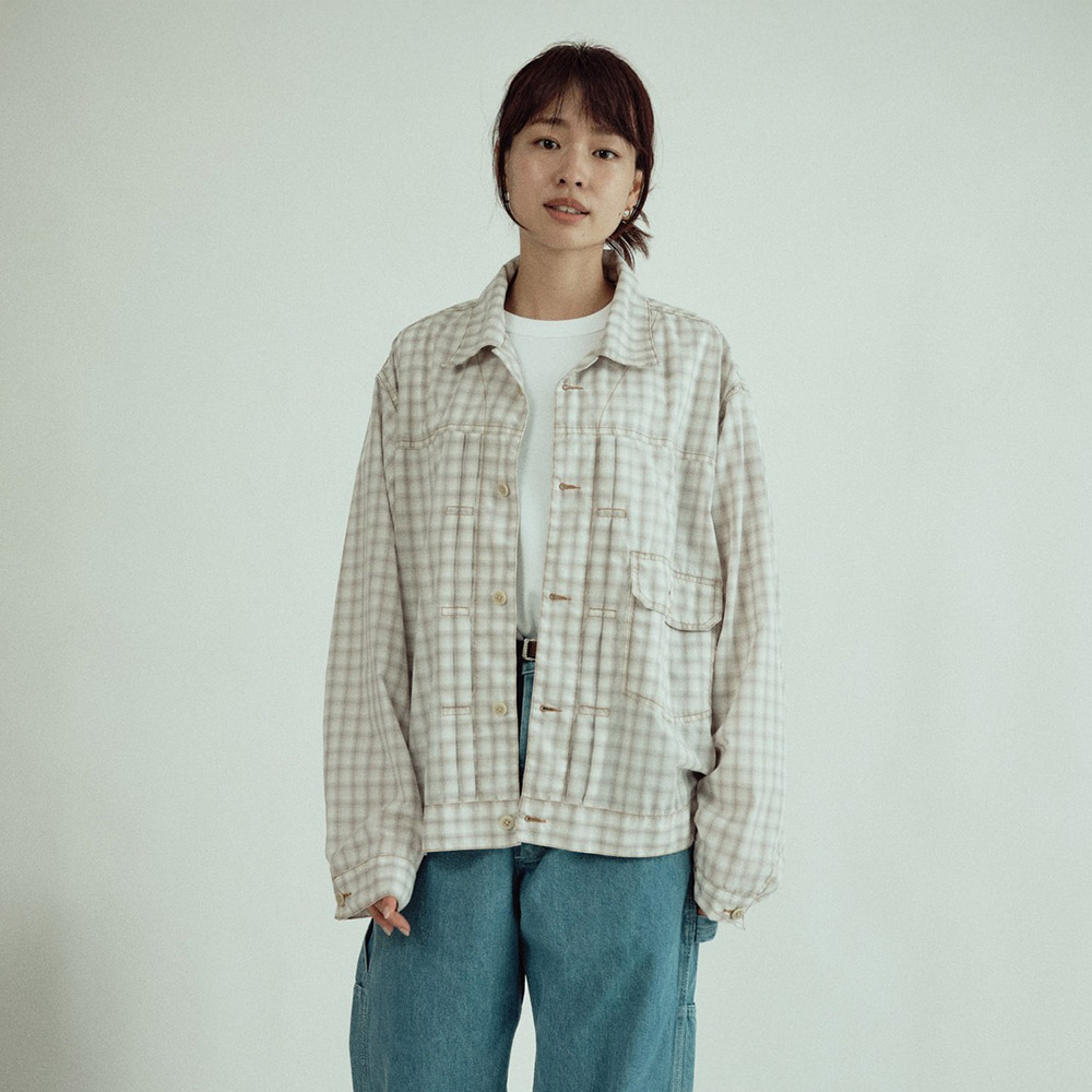 [6175-3083-75] 펜들턴 스미스 브루클린 트러커 셔츠 자켓_그레이