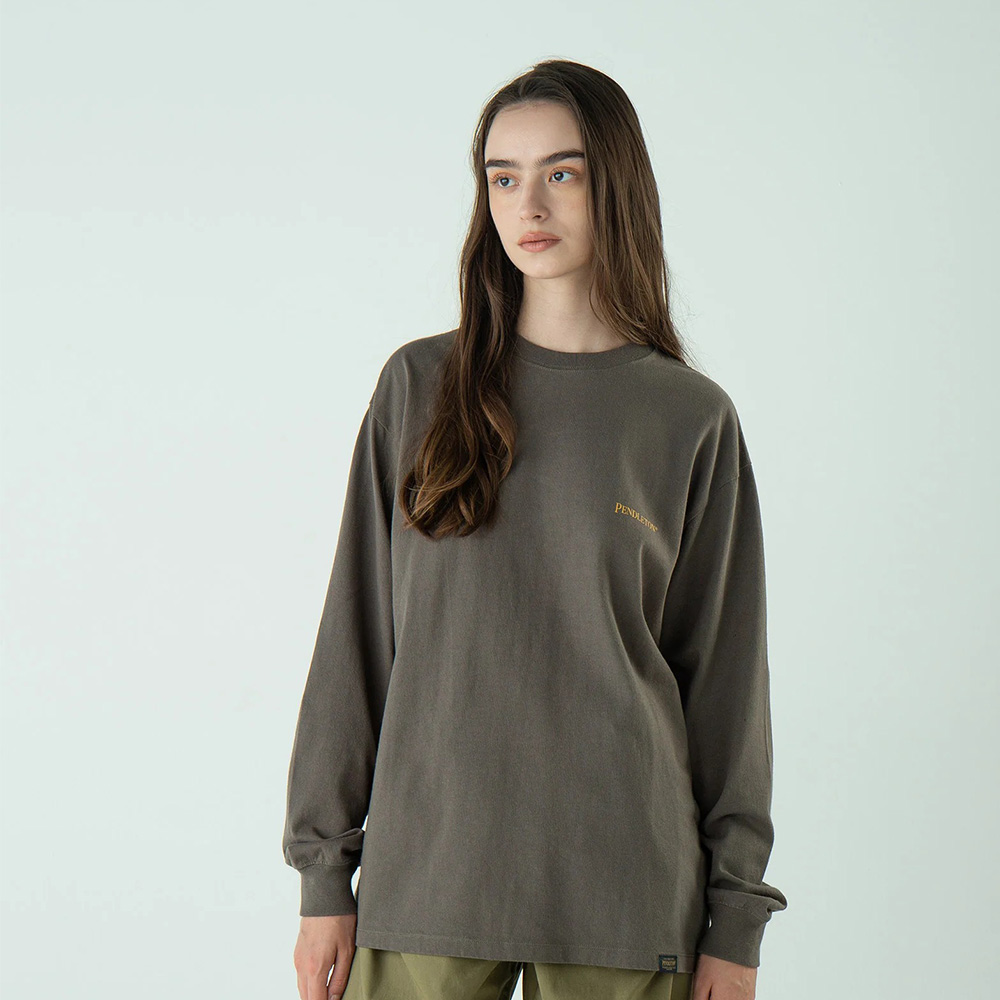 [5475-1015-14] 펜들턴 PWM 백 프린트 LS 긴팔 티셔츠_모카