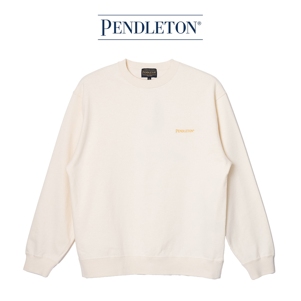 [5475-1020-28] 펜들턴 PWM 백 프린트 스웻 셔츠_아이보리