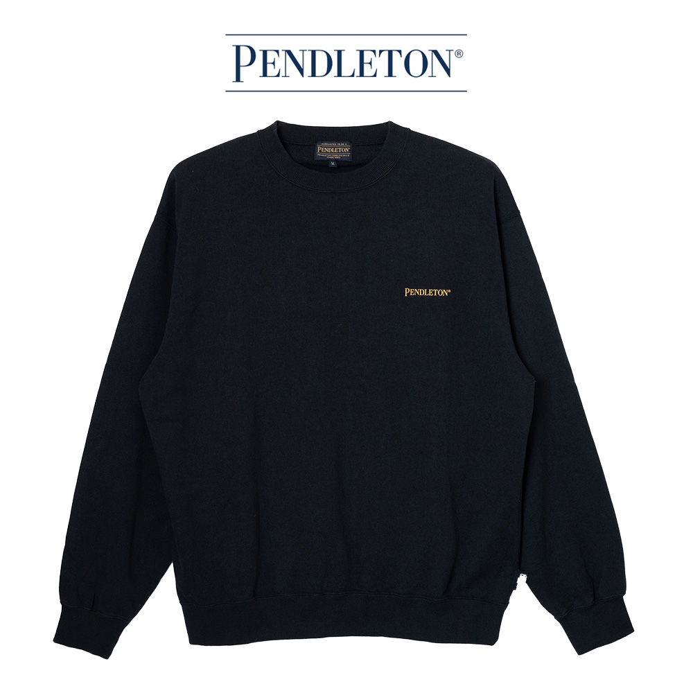 [5475-1020-49] 펜들턴 PWM 백 프린트 스웻 셔츠_블랙