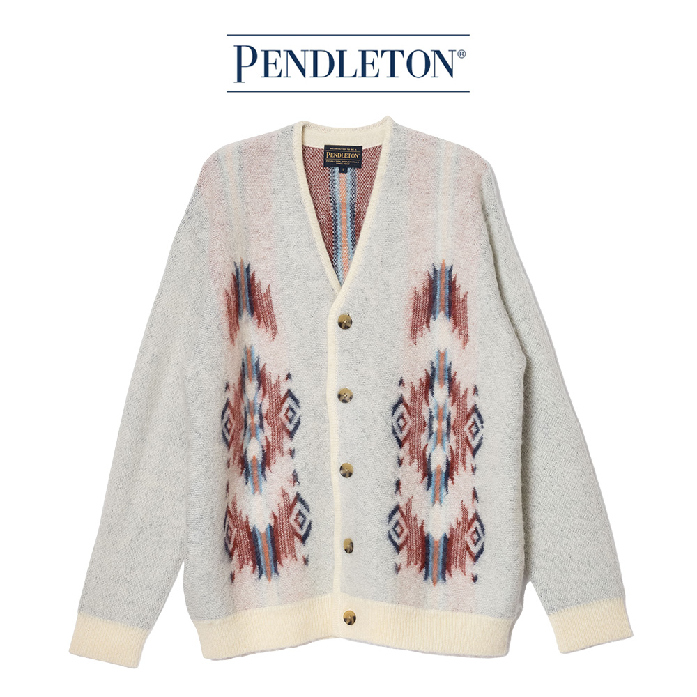 [5575-2005-28] 펜들턴 PWM 샤기 가디건_아이보리