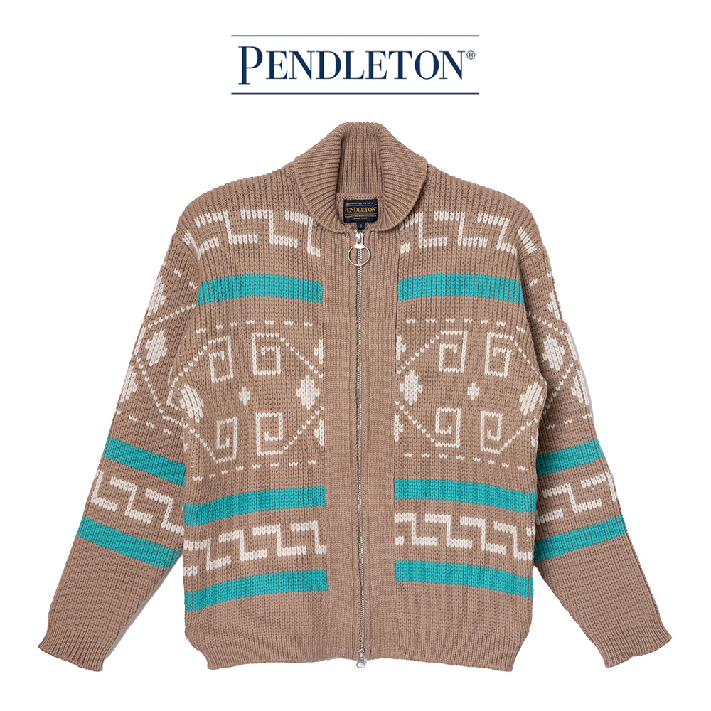 [5575-2006-18] 펜들턴 PWM 웨스털리 가디건_베이지