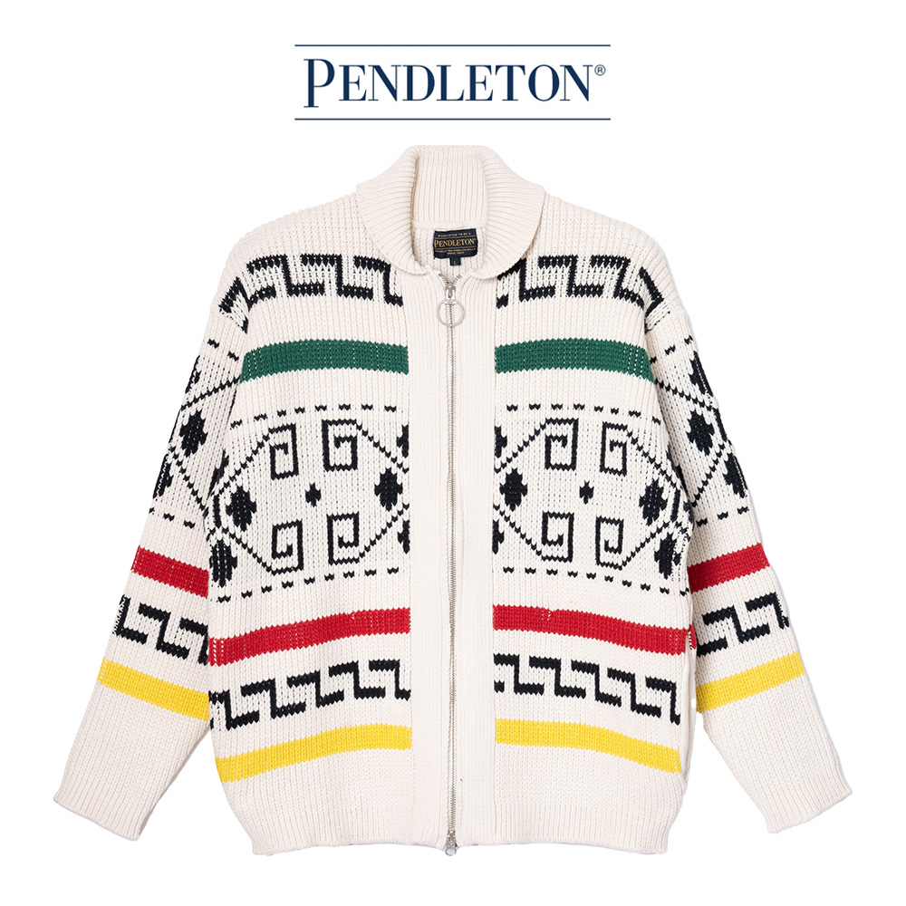 [5575-2006-28] 펜들턴 PWM 웨스털리 가디건_아이보리