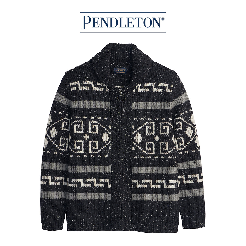 [펜들턴] 오리지널 웨스털리 가디건 / 블랙 도네갈