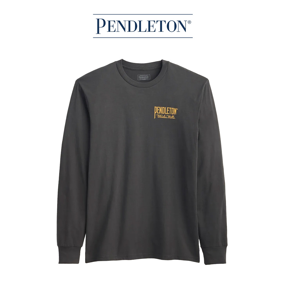 [펜들턴] 오리지널 웨스턴 그래픽 긴팔 티셔츠 / 빈티지 블랙